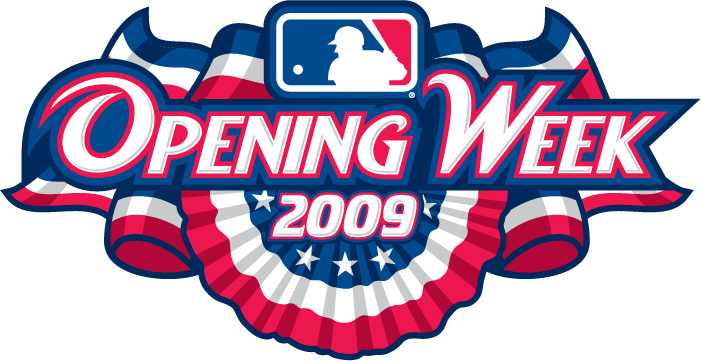 MLB Opening Day 2009 Special Event Logo t shirts iron on transfers